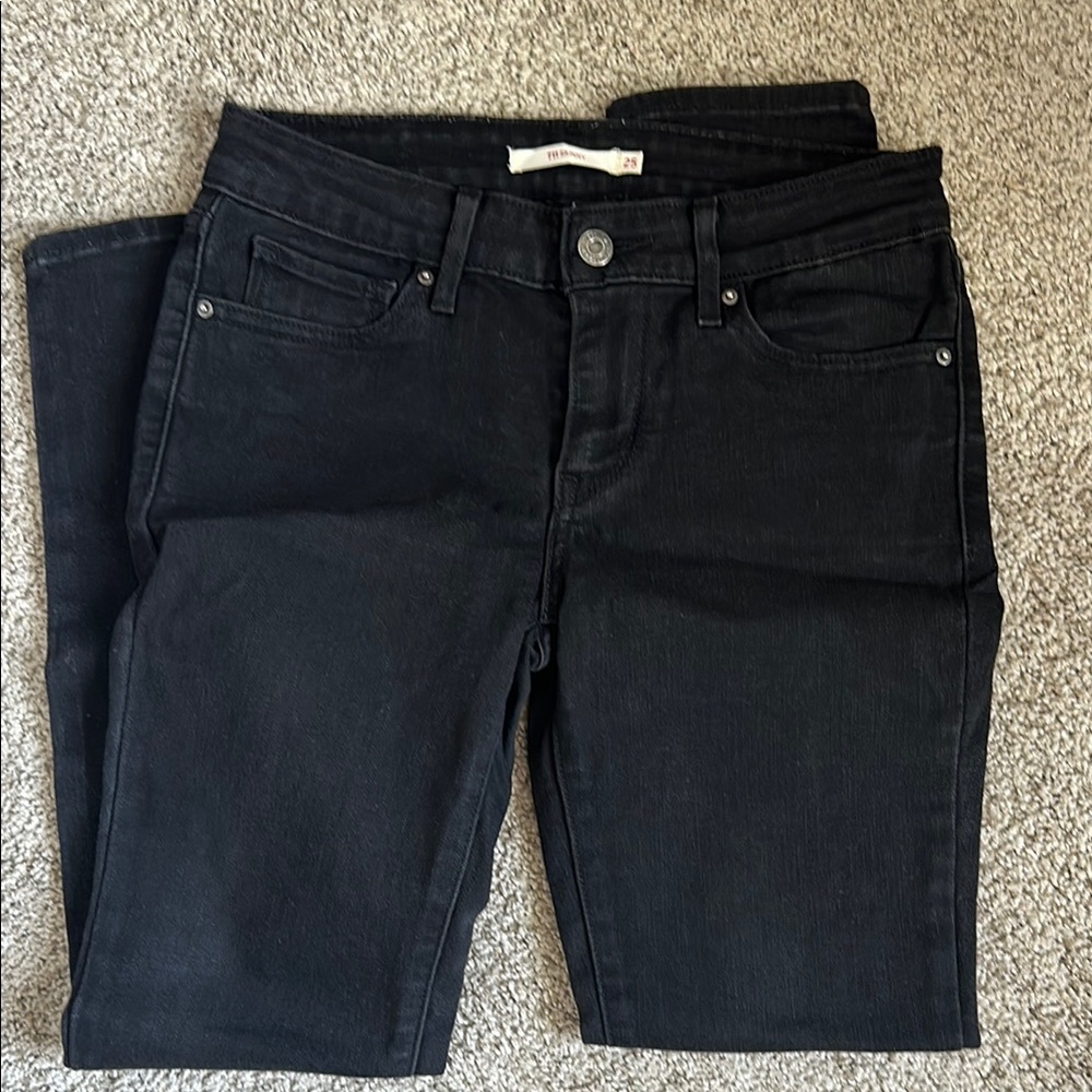 Levi’s 711 Skinny Women's Black Jeans